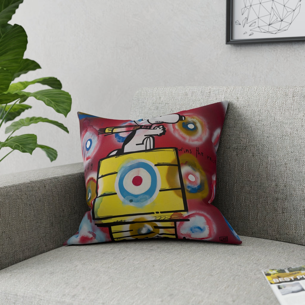 Steady Wins the Race - Lebo Premium Throw Pillow